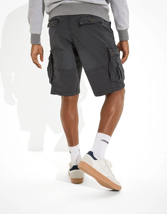 AE Flex 12" Lived-In Longer Length Cargo Short 4 AE Flex 12" Lived-In Longer Length Cargo Short - Image 2