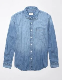AE Denim Button-Up Shirt 7 AE Denim Button-Up Shirt -Ae Shop 0153 6177 523 f