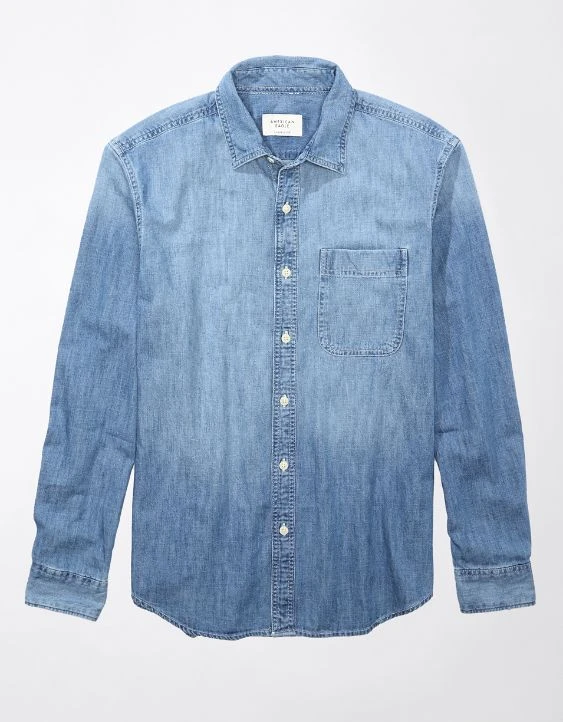 AE Denim Button-Up Shirt 5 AE Denim Button-Up Shirt - Image 3