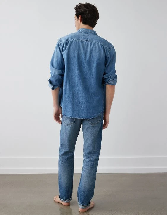 AE Denim Button-Up Shirt 4 AE Denim Button-Up Shirt - Image 2