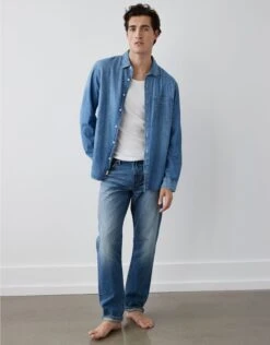 AE Denim Button-Up Shirt