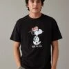 AE Super Soft Snoopy Graphic T-Shirt