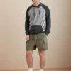 AE Super Soft Slub Colorblock Hoodie T-Shirt
