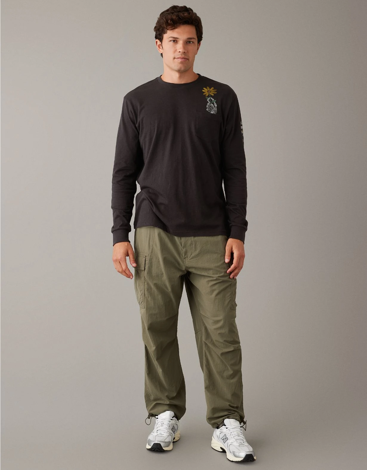 AE Super Soft Long-Sleeve Halloween Graphic T-Shirt 3 AE Super Soft Long-Sleeve Halloween Graphic T-Shirt