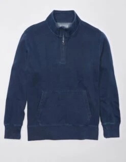 AE Super Soft Quarter-Zip Sweatshirt 7 AE Super Soft Quarter-Zip Sweatshirt -Ae Shop 0195 2076 410 f