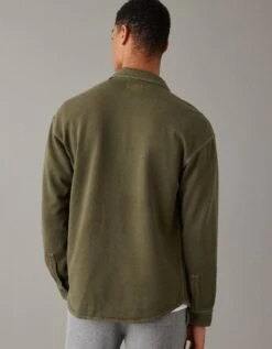 AE Super Soft Fleece Shacket -Ae Shop 0195 2079 309 ob