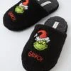 AE Grinch Fleece Slipper
