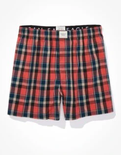 AEO Plaid Flannel Boxer Short 7 AEO Plaid Flannel Boxer Short -Ae Shop 0220 0001 199 f