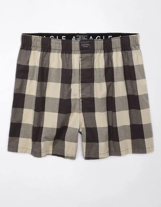 AEO Plaid Stretch Boxer Short 5 AEO Plaid Stretch Boxer Short - Image 3