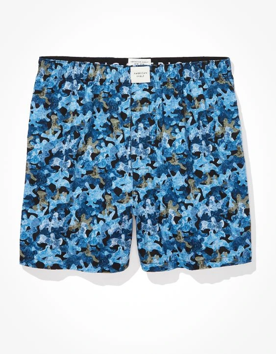 AEO Blue Camo Stretch Boxer Short 5 AEO Blue Camo Stretch Boxer Short - Image 3