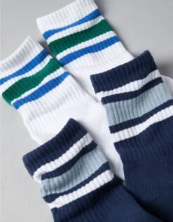 AE Striped Crew Sock 2-Pack