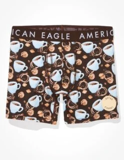 AEO Coffee Scratch + Sniff 6" Classic Boxer Brief -Ae Shop 0235 3425 200 f