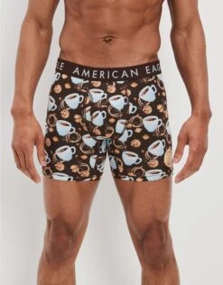 AEO Coffee Scratch + Sniff 6" Classic Boxer Brief