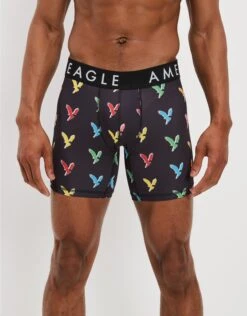 AEO Colorful Eagles 6" Flex Boxer Brief