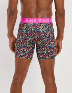 AEO Rainbow Maze 6" Flex Boxer Brief 6 AEO Rainbow Maze 6" Flex Boxer Brief -Ae Shop 0236 3254 610 ob
