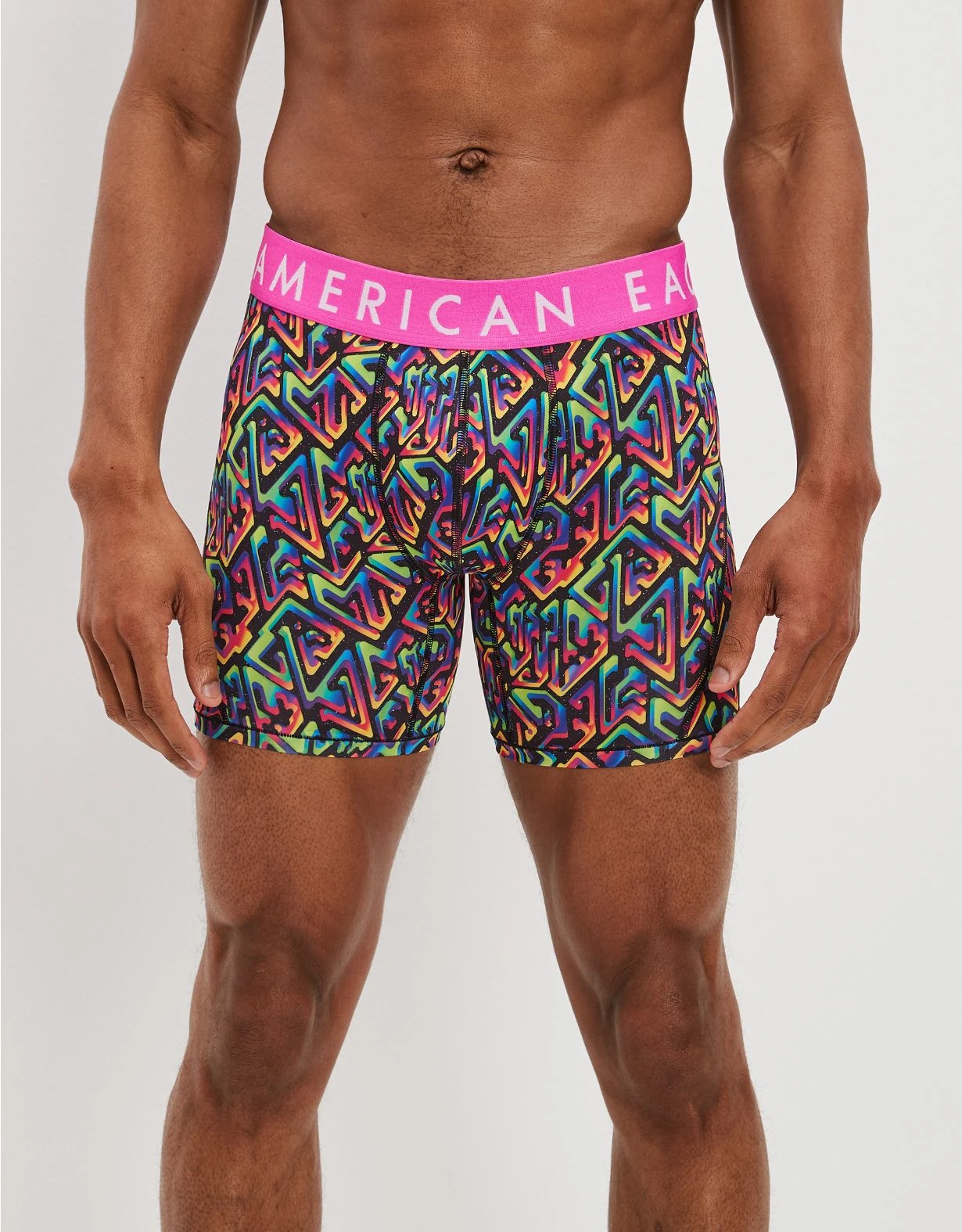 AEO Rainbow Maze 6" Flex Boxer Brief 3 AEO Rainbow Maze 6" Flex Boxer Brief