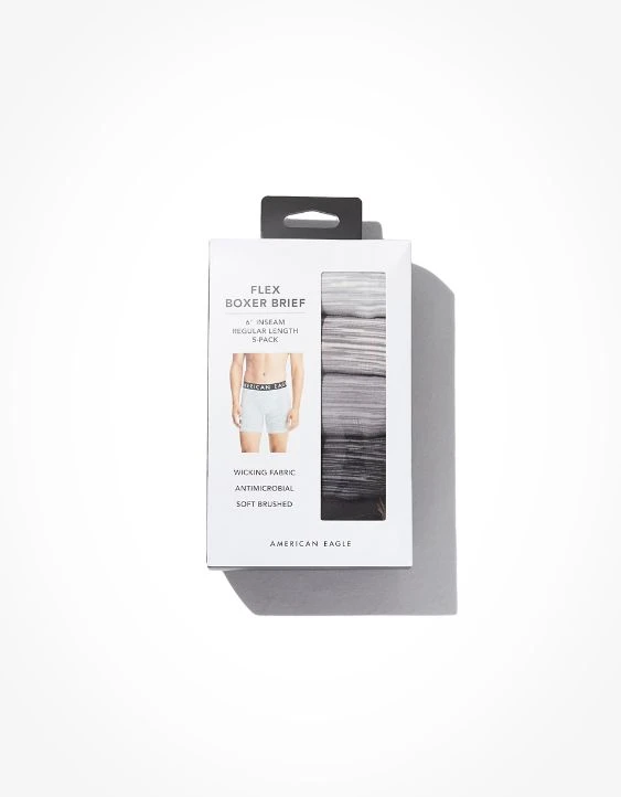 AEO 6" Flex Boxer Brief 5-Pack 4 AEO 6" Flex Boxer Brief 5-Pack - Image 2