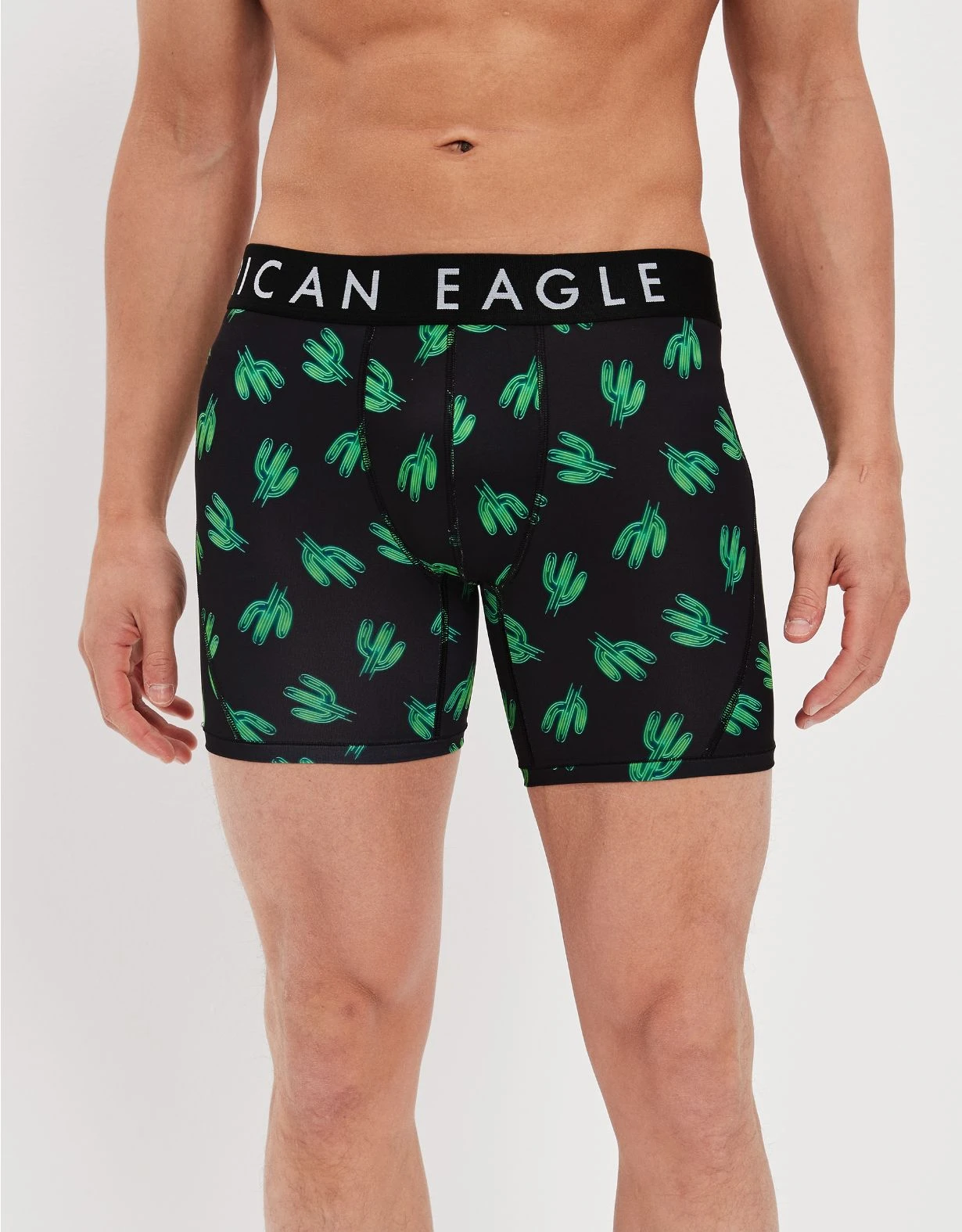 AEO Neon Cacti 6" Flex Boxer Brief 3 AEO Neon Cacti 6" Flex Boxer Brief