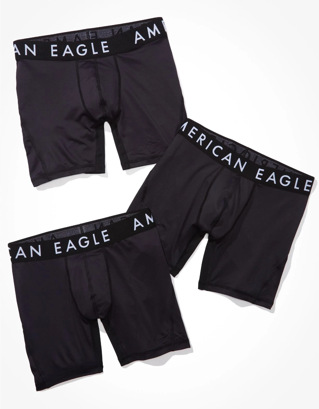 AEO Solid 6" Flex Boxer Brief 3-Pack 3 AEO Solid 6" Flex Boxer Brief 3-Pack