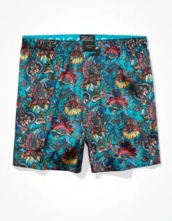AEO Paisley Satin Pocket Boxer Short 7 AEO Paisley Satin Pocket Boxer Short -Ae Shop 0238 3387 310 f