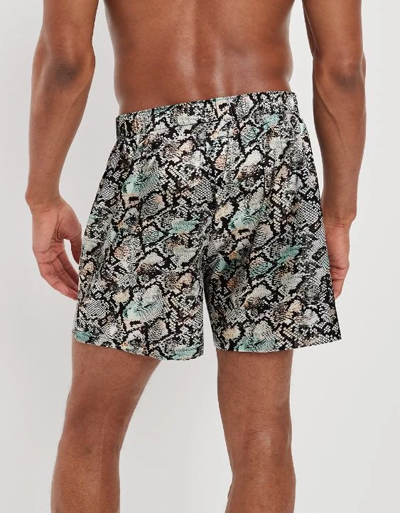 AEO Snake Skin Satin Pocket Boxer Short 5 AEO Snake Skin Satin Pocket Boxer Short - Image 3