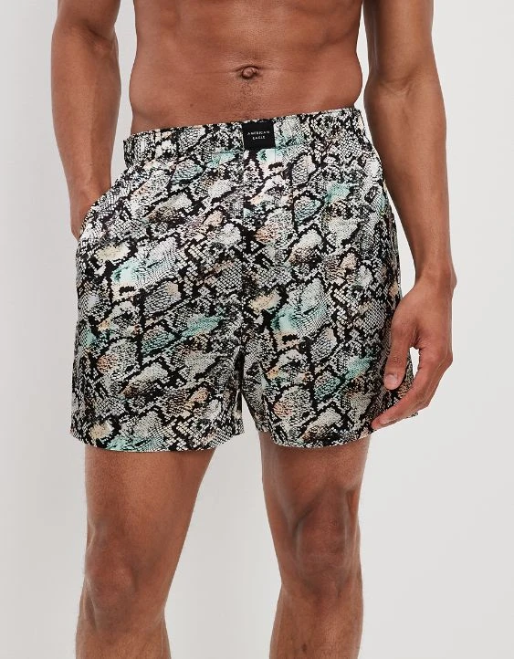 AEO Snake Skin Satin Pocket Boxer Short 4 AEO Snake Skin Satin Pocket Boxer Short - Image 2