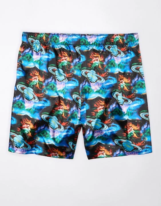 AEO Galaxy Satin Pocket Boxer Short 4 AEO Galaxy Satin Pocket Boxer Short - Image 2