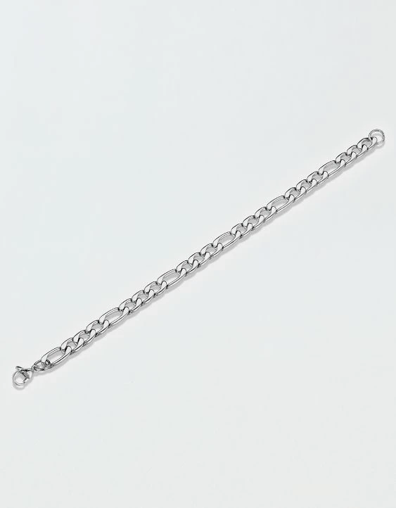 West Coast Jewelry Stainless Steel 8mm Figaro Chain Bracelet 4 West Coast Jewelry Stainless Steel 8mm Figaro Chain Bracelet - Image 2