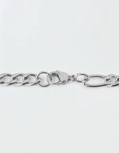West Coast Jewelry Stainless Steel Figaro Chain Necklace -Ae Shop 0508 0049 013 b