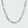 West Coast Jewelry Stainless Steel Figaro Chain Necklace
