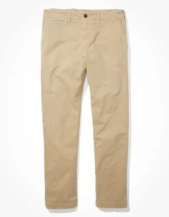 AE Flex Athletic Straight Lived-In Khaki Pant -Ae Shop 0523 4709 281 f