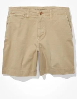 AE Flex 7" Lived-In Khaki Short 7 AE Flex 7" Lived-In Khaki Short -Ae Shop 1131 7366 212 f