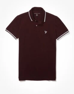AE Slim Fit Tipped Pique Polo Shirt