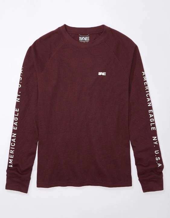 AE 24/7 Long-Sleeve Graphic Thermal T-Shirt 5 AE 24/7 Long-Sleeve Graphic Thermal T-Shirt - Image 3