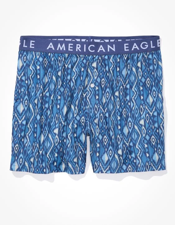 AEO Geo Print Ultra Soft Pocket Boxer Short 5 AEO Geo Print Ultra Soft Pocket Boxer Short - Image 3