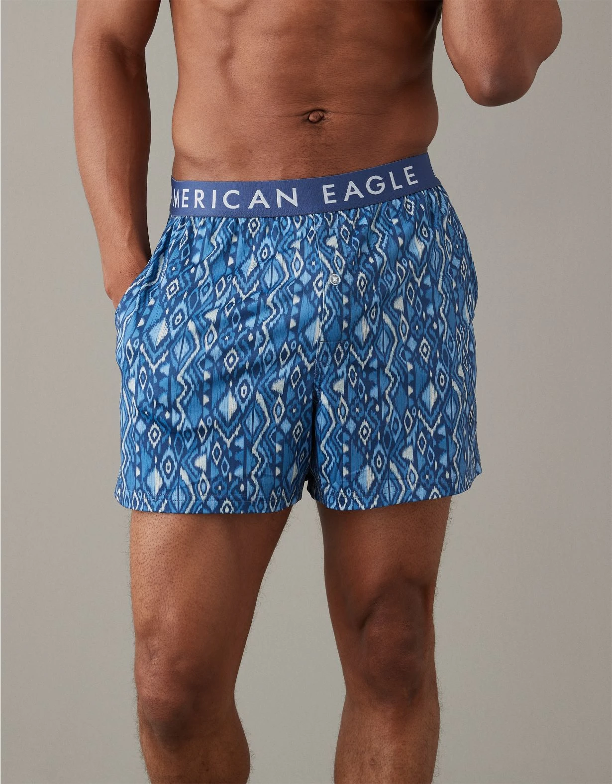 AEO Geo Print Ultra Soft Pocket Boxer Short 3 AEO Geo Print Ultra Soft Pocket Boxer Short