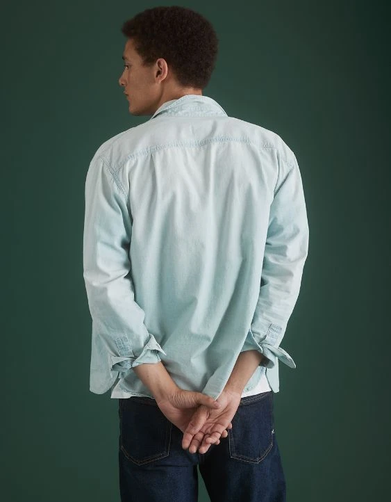 AE77 Premium Chambray Workshirt 4 AE77 Premium Chambray Workshirt - Image 2