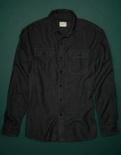 AE77 Premium Brushed Twill Workshirt -Ae Shop 2308 2421 008 f