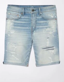 AE AirFlex+ Ultrasoft 9" Patched Denim Short
