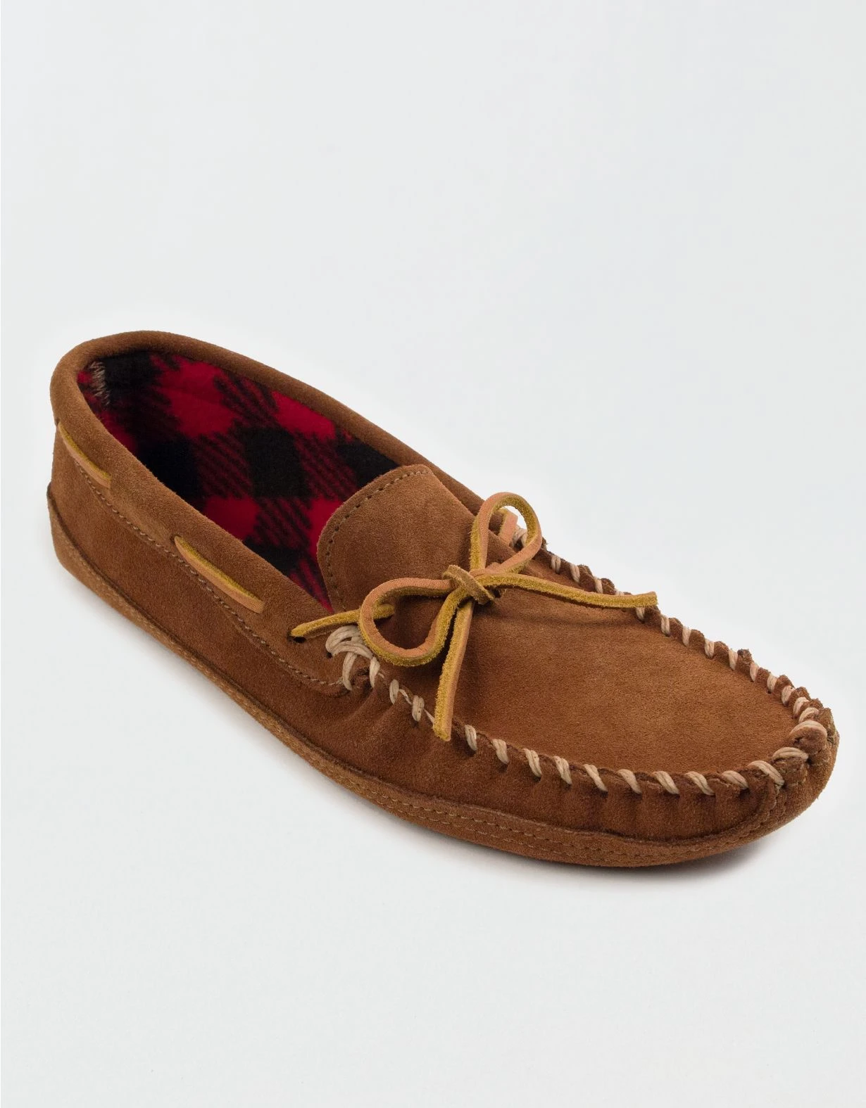 minnetonka men's double bottom fleece slipper