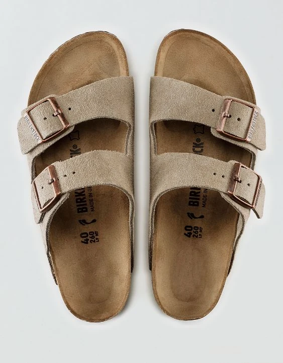 Birkenstock Men's Arizona Soft Footbed Suede Sandal 4 Birkenstock Men's Arizona Soft Footbed Suede Sandal - Image 2